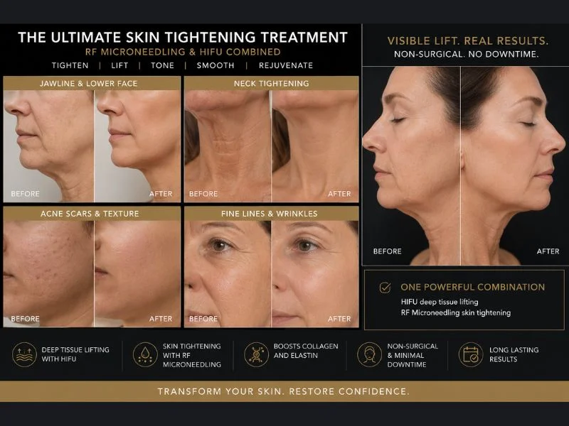 Results of combined treatment for the ultimate skin tightening treatment Liverpool