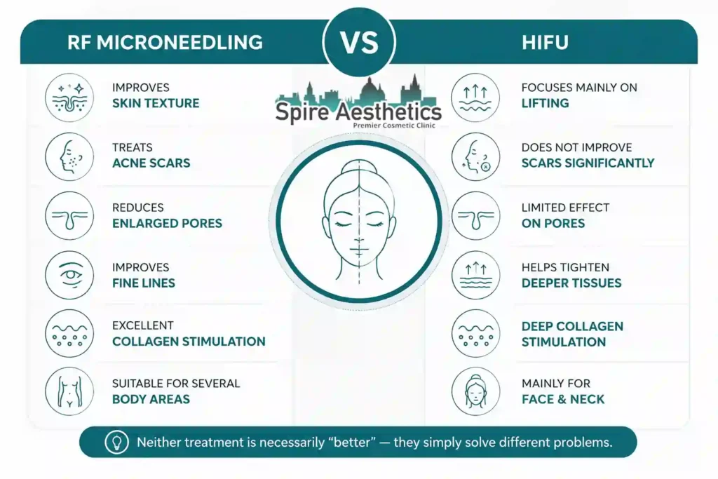 RF Microneedling vs HIFU: Which Treatment Gives Better Results Liverpool?